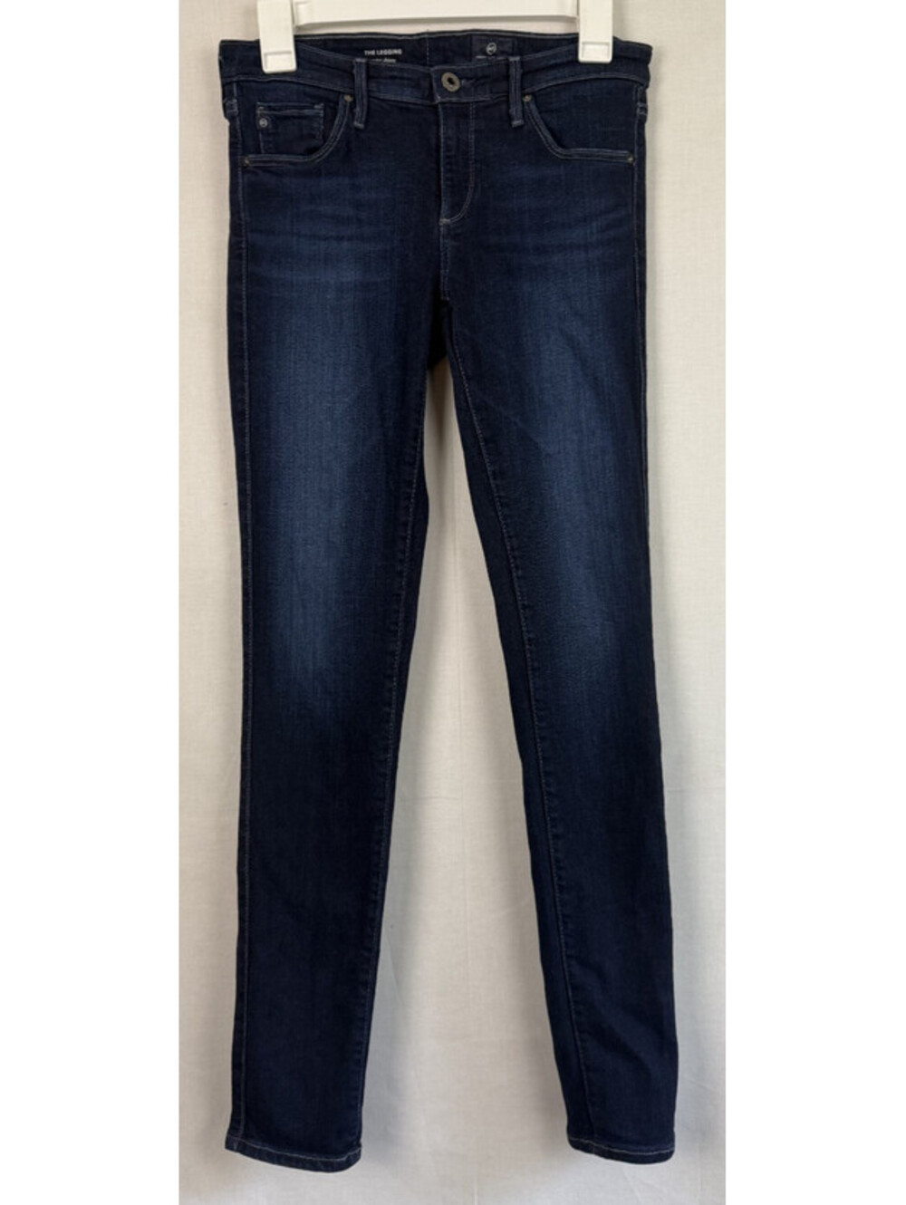 AG Adriano Goldschmied Jeans 27R Womens Blue The Legging Super Skinny Low Rise
